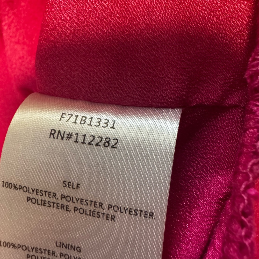 Adelyn Rae Fuchsia Lace Detail Jumpsuit - Picture 6 of 6